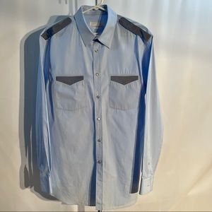 Mens Alexander McQueen L/S slim fit dress shirt. Never worn. Size 52 fits like L